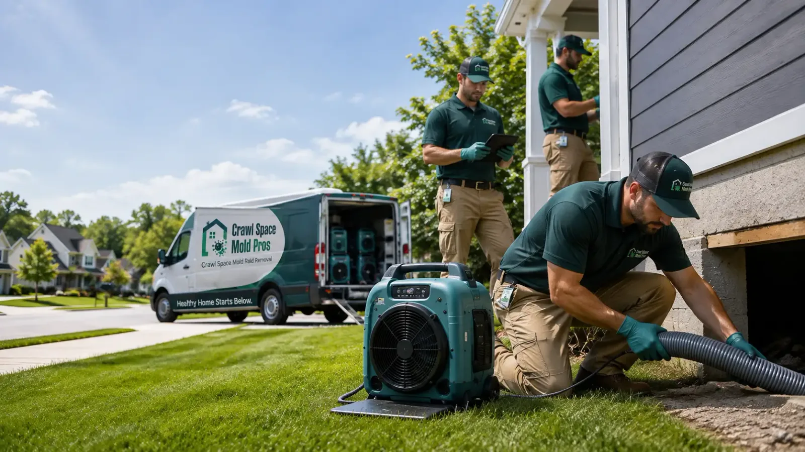 Crawl Space Mold Removal in Isabel, SD